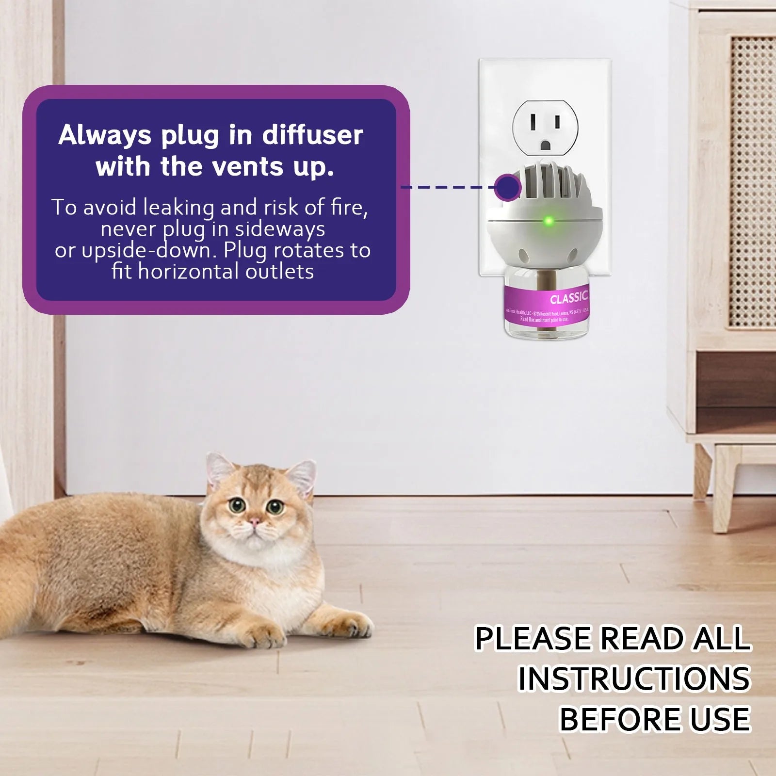 Calma líquida para gatos refil de 30 dias 3 frascos 48ml